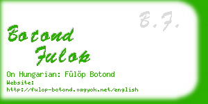 botond fulop business card